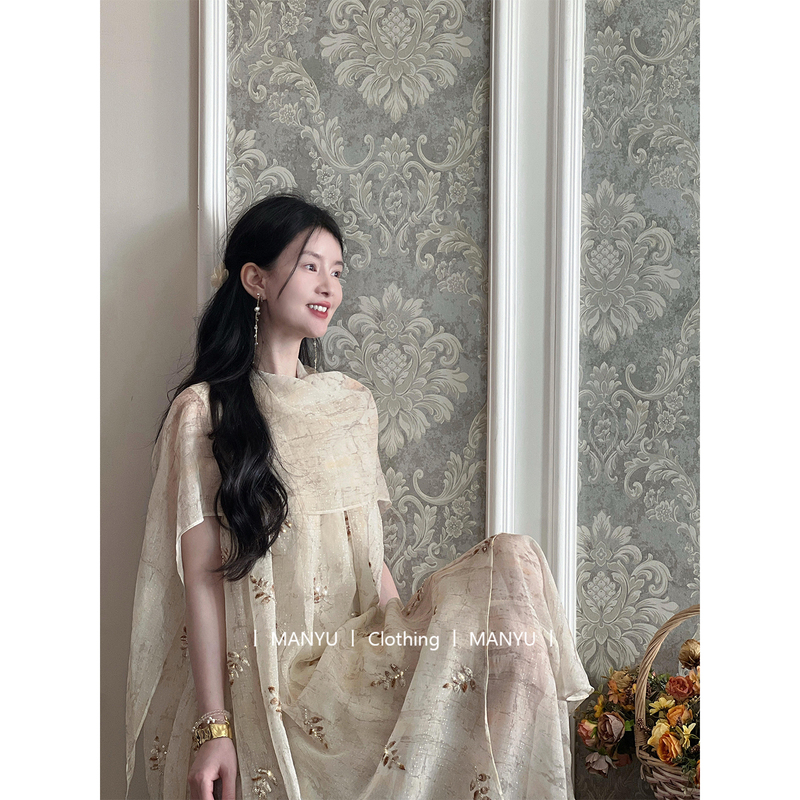 2026 Stunning Dress with Elegant Socialite Vibe, Beach Vacation Tank Dress, Heavy Sequined Irregular Shawl Long Dress