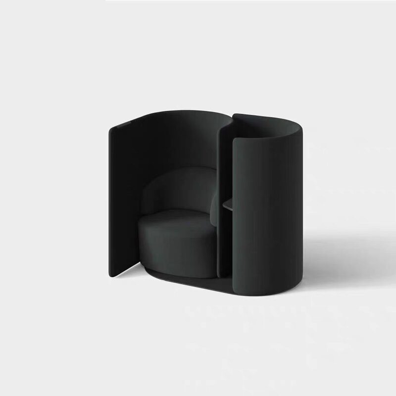 New Model of Private Single Sofa Chair with Table for Hotel Lobby Vip Rest and Waiting Area, Leisure Sofa Partition Workstation New Model of Private Single Sofa Chair with Table for Hotel Lobby Vip Rest and Waiting Area, Leisure Sofa Partition Workstation