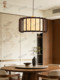 Song Dynasty Aesthetic Solid Wood Lantern Restaurant Chandelier, New Chinese Zen Style Retro Homestay, Tea Room, Master Bedroom, Study Room Homestay