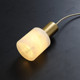 Song Dynasty Aesthetic Light Luxury All-Copper Marble Small Pendant Light Modern Minimalist Creative Bedroom Bedside Ambiance Long-Line Pendant Light