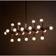 Medieval Style Restaurant Chandelier Designer Retro Song Dynasty Aesthetics Tea Room Commercial Homestay Study Bar Solid Wood Lighting Fixtures