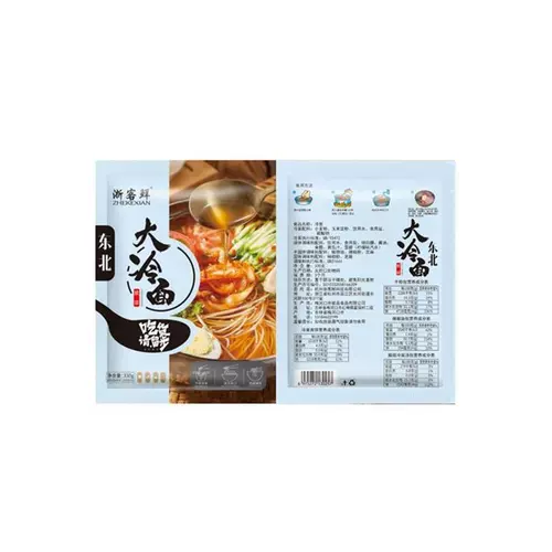 Новая северо -восточная лапша 330 г/упаковка *8 пакетов пшеничной лапши в летней сладкой и кишечной холодной миксе