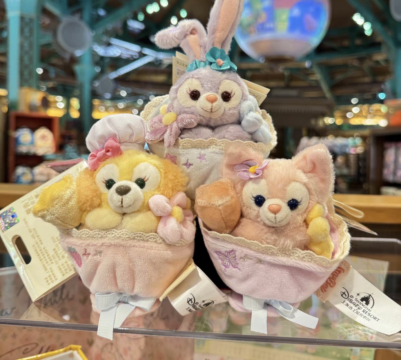Shanghai Disney Domestic Purchasing Agent Mini Bouquet Series Stellalou, Chiau, An, Linabell Keychain Bag Charm