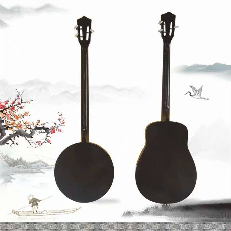 洋声秦琴:复古葫芦形三弦秦琴,带你穿越时空的音乐之旅🎶-秦琴-淘宝百科网