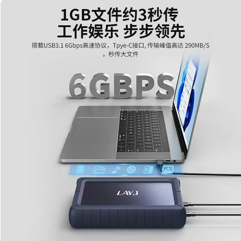 Внешний жесткий диск LAYJ Z70 большой емкости Type-C