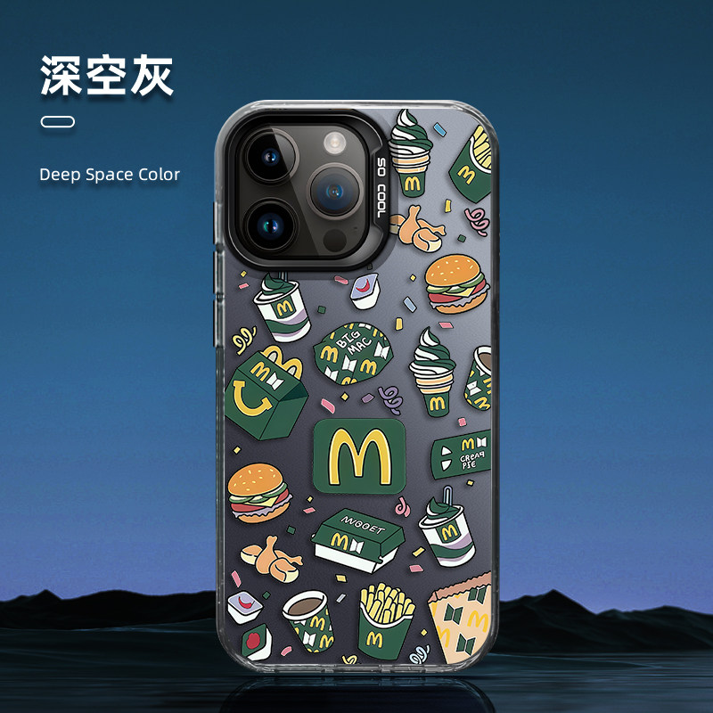 McDonald’s Fast Food Pattern iPhone Case