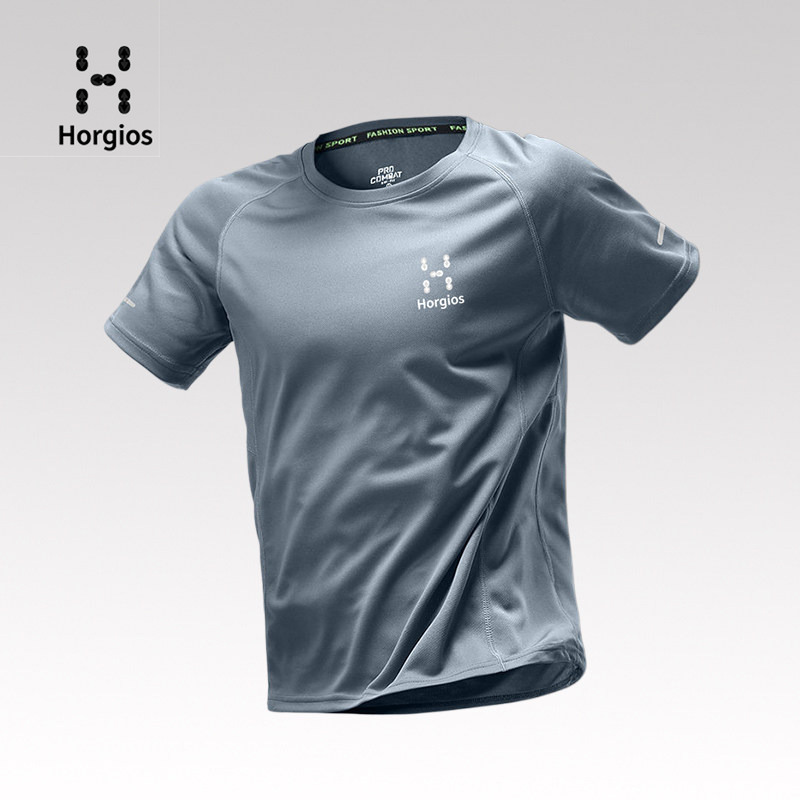 Matchstick Explorer Series Quick-Dry T-Shirt Men's Sports Fitness Wear Short-Sleeve Ice Silk Running Top