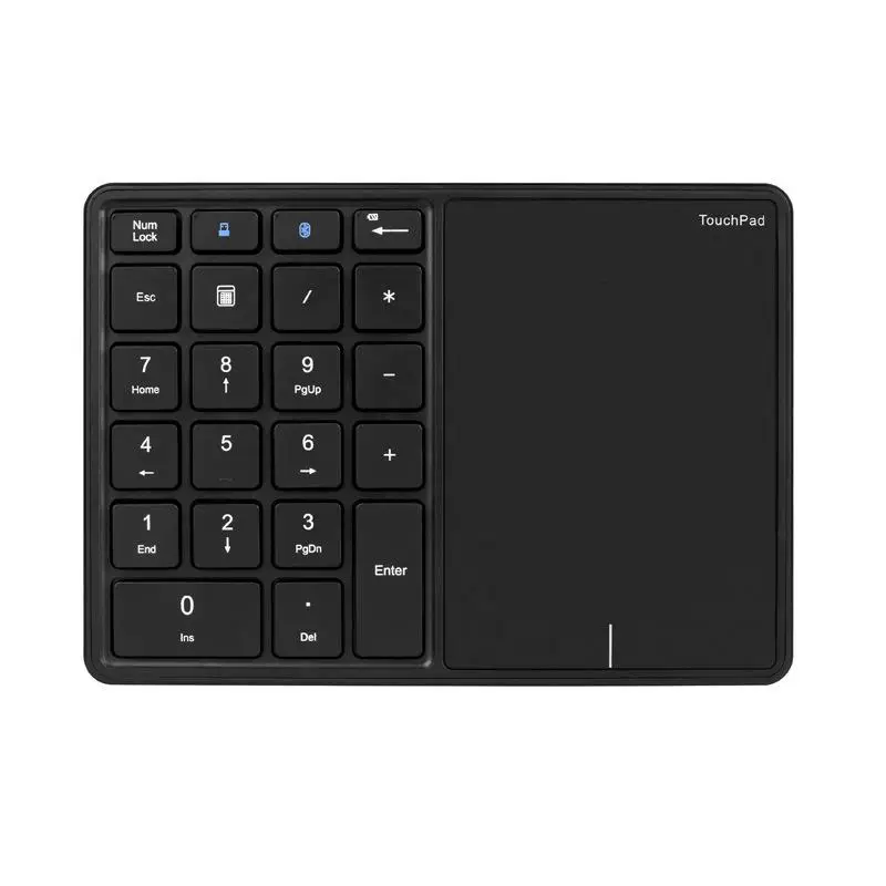 Универсальная клавиатура с двухрежимным интерфейсом type-c, тачпад, цифровая клавиатура для финансового учёта в бизнес-офисе, USB-клавиатура