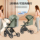 Коляска BUBOSHI stroller коляска может сидеть и лежать в возрасте от 0 до 3 лет легкая складная двусторонняя детская коляска с защитой позвоночника mini 1