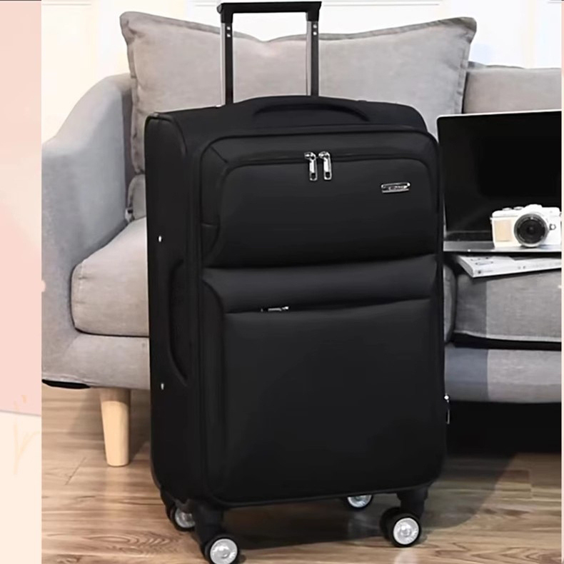 German Extra-Large Capacity Suitcase for Men Moving Abroad 28inch 30inch Trolley Suitcase for Female Students Oxford Cloth Suitcase