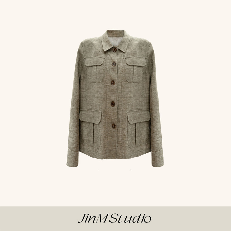 Jinmstudio丨【Italian Linen Feel】L*P-Solbiati Luxury Linen Jacket 602601A2677 Jinmstudio丨【Italian Linen Feel】L*P-Solbiati Luxury Linen Jacket 602601A2677