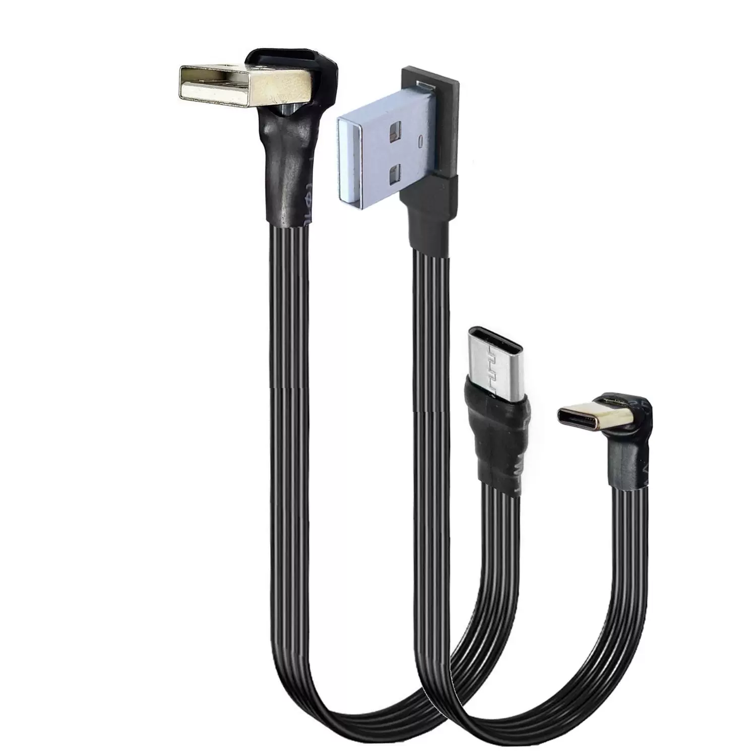 USB к тип-C кабель данных USB локоть DIY пакет плоский гибкий тип-C локоть поддерживает данные зарядку кабель USB2.0 данные вверх и вниз влево и вправо L-образный локоть кабель питания данных