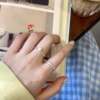 Shijia mini pearl beaded elastic cord ring fresh water ring small sugar cube ring that does not pick up the hand circumference