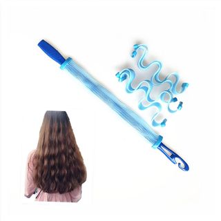 25长36根蛋卷 4色入卷发器 水波纹卷 手动塑料发卷 魔法卷 刘海卷