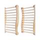 Wooden backrest steam room pillow S-shaped design sauna chair Wooden backrest curved sauna backrest