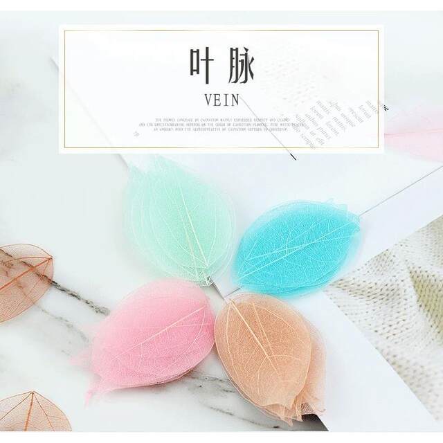 Diamond Leaf, Plant Leaf Vein Gift Box, Preserved Flowers, Eternal Flower Specimen, Bookmark, Greeting Card, Dried Flowers, Natural Leaves