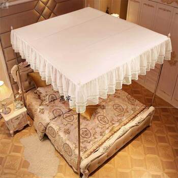 Bed Top Dust Cover, Bed Curtain Top Cloth, Household Mosquito Net Dust Cover, Dust-Blocking Top Cover, New Thickened and Densified Model