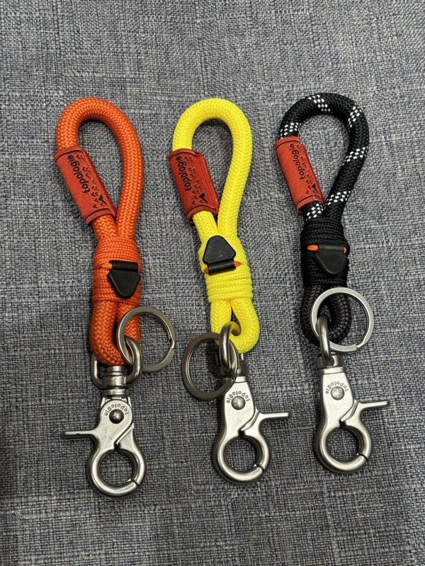 French Trendy Brand Keychain Pendant Rope Knot Bag Hardware Accessories Metal Buckle 8mm French Trendy Brand Keychain Pendant Rope Knot Bag Hardware Accessories Metal Buckle 8mm