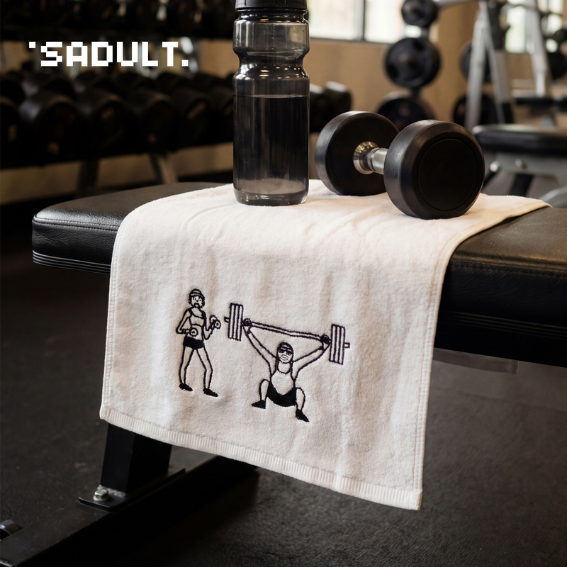Sadult Original Fitness Sports All-Cotton Towel for Face Washing and Bathing, Absorbent and Lint-Free, Pure Cotton for Men and Women, Couples, Home Use