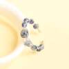 Hand-woven natural rice beads and copper wire rings European and American personalized design cross-border jewelry supply