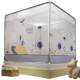 No-Installation Mosquito Net, Anti-Fall, Children's Baby Yurt-Style Cartoon Bed Cover, Sit-On Bed Type Mosquito Net, 2024 New Model