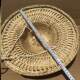 Bamboo Woven Rain-Shading Large Round Hat, Hainan Hat, Prop Hat, Brimmed Hat, Bamboo Woven Dance Hat, Round-Top Sunshade Large Bucket Hat