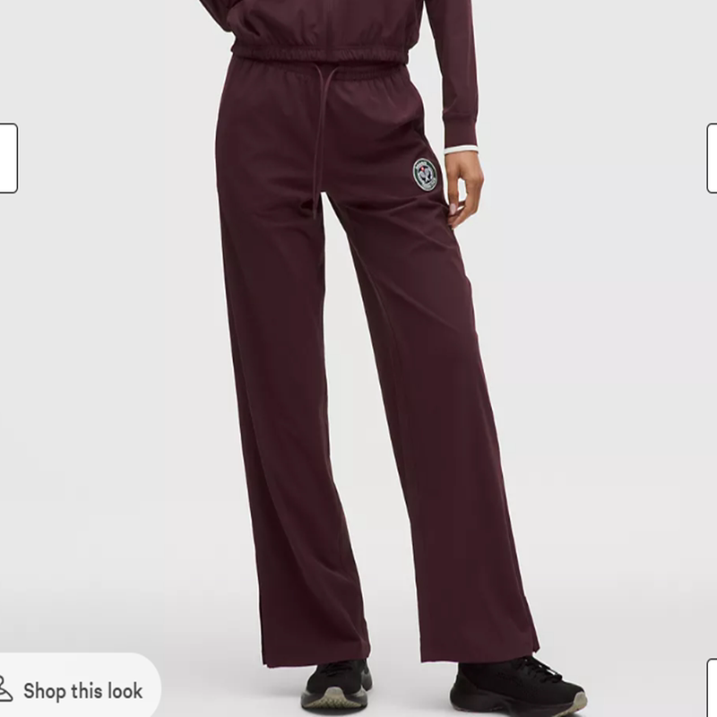 Sissi Canada Lulu Court Rival Wide-Leg Tennis Track Pant【Jy】