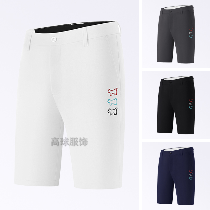 Summer New Golf Clothing Men's Shorts, Fashionable Outdoor Sports, Comfortable, Breathable, Quick-Drying, Korean Style Men's Shorts