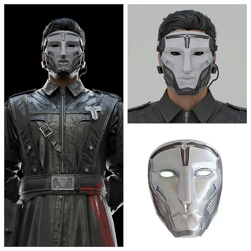 Delta Operation Prison Warden Cosplay Wig Gerhards Cosplay Wig Realistic Scalp Top Performance Wig