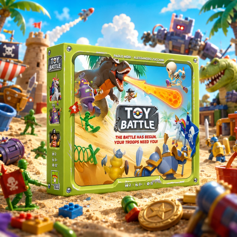 [Adventure Board Game] Toy Battle Toy Battle Two-Player Showdown Party Casual Chinese Official Board Game