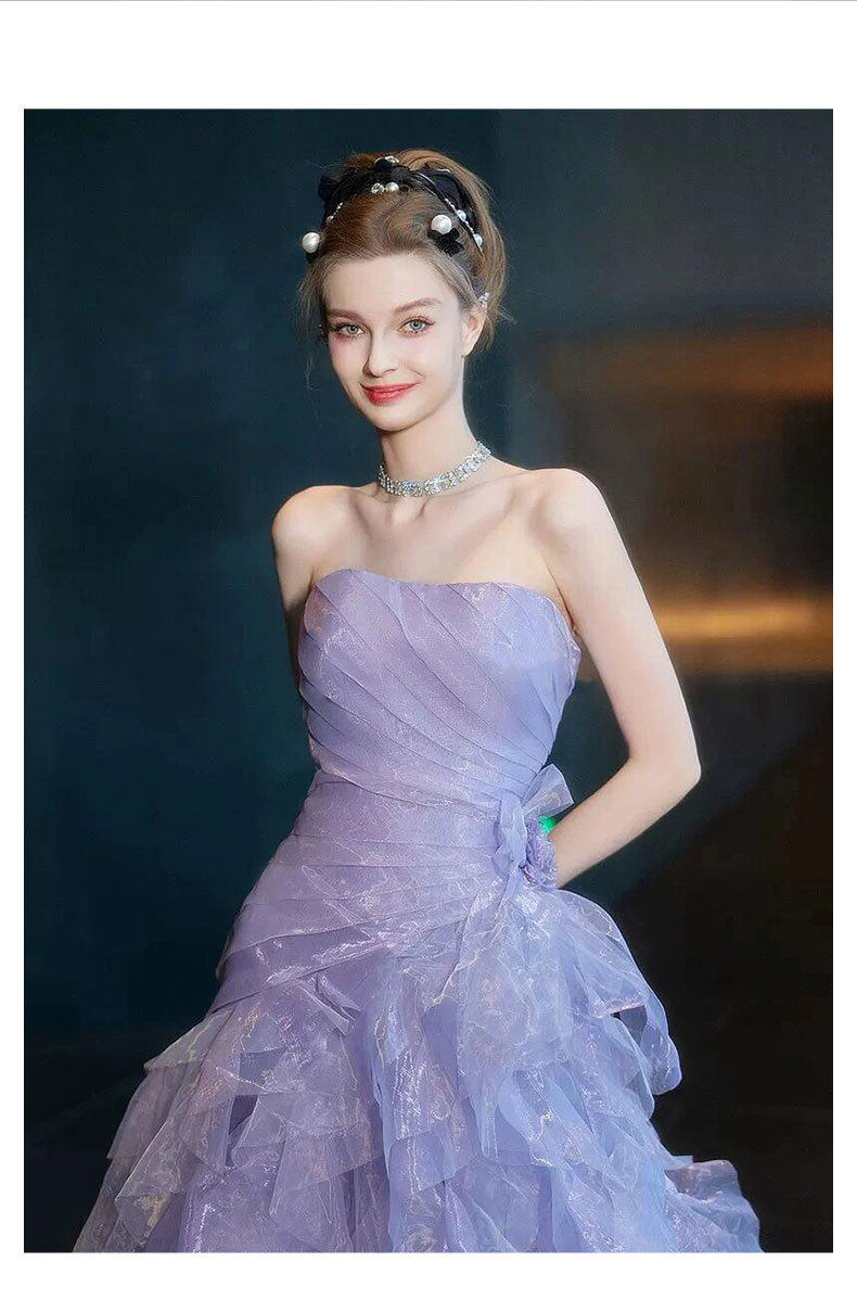 Детская куртка Жан purple strapless evening dress fairy light luxury engagement