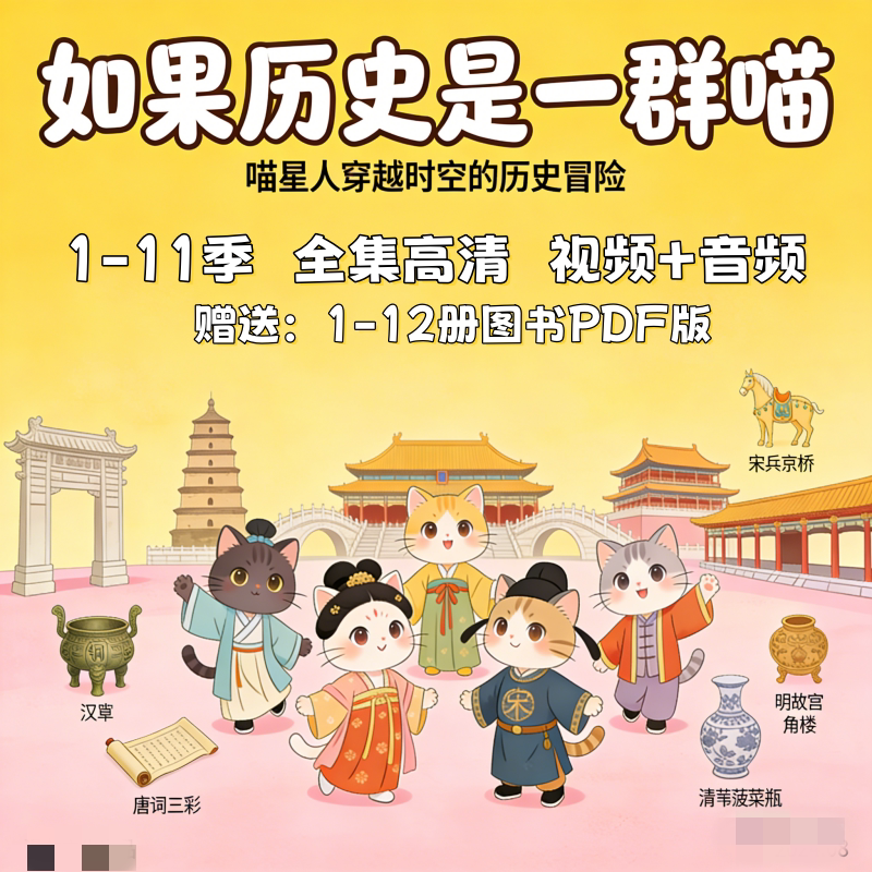 2026 Latest Compilation if History Were a Group of Cats Seasons 1 to 12 Full Episodes High-Definition Video Animation Audio Mp3