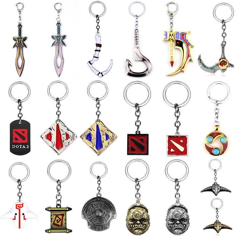 Dota2 Dota Series Logo Keychain Transfer Scroll Dragon Hook Sickle Weapon Model Pendant Keychain Dota2 Dota Series Logo Keychain Transfer Scroll Dragon Hook Sickle Weapon Model Pendant Keychain