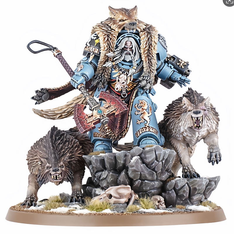 Resin Model 40K Space Wolves Logan Grimnar Resin Model 40K Space Wolves Logan Grimnar