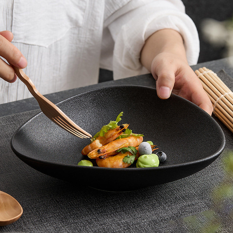 Yogurt Bowl 2025 New Model High-Quality Ceramic Salad Bowl Fruit Dessert Bowl Particularly Beautiful High-End Bowl for Home Use