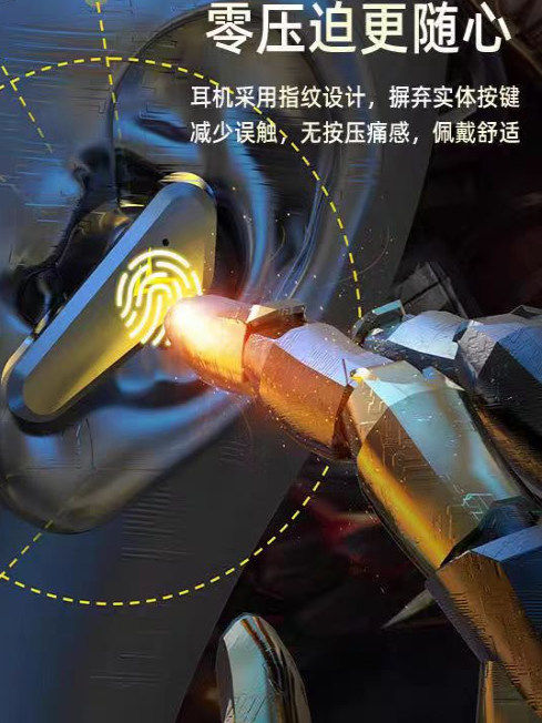 E-Sports Bluetooth Headset Type-C Charging Wireless Noise Reduction Sports Gaming Headset for Boys and Girls with Long Battery Life