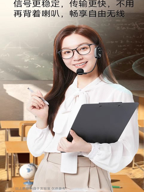 2.4g Microphone Has a Wide Coverage Area, Sensitively Captures Human Voice, Has Stable Wireless Connection, Is Easy to Wear and More Comfortable