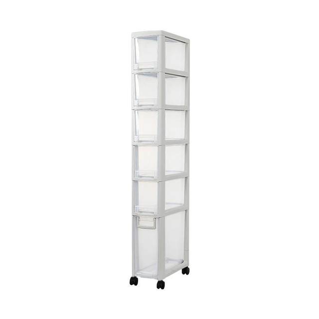 Drawer-style bathroom storage cabinet sewing cabinet kitchen gap cabinet storage rack kitchen clip storage cabinet