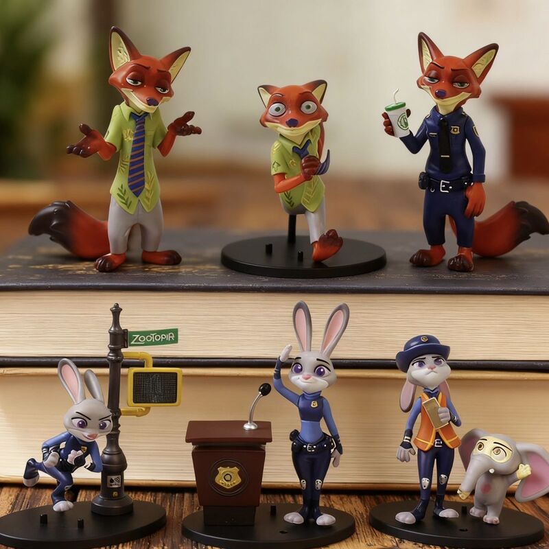 Zootopia 2 Series Blind Box Set Disney Movie Merchandise Judy Hopps Nick Wilde Model Trendy Toys