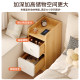 Small Bedside Cabinet for Home Use, Bedroom Bedside Storage Cabinet, Extremely Narrow Bedside Gap Cabinet, Simple Bedside Shelf