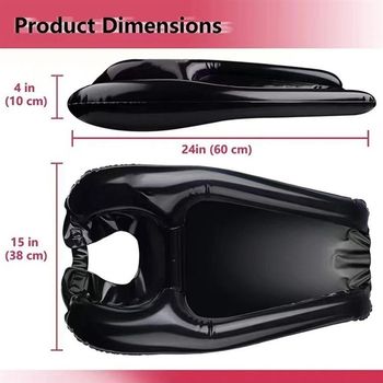 Household inflatable wash basin for pregnant women and elderly people on bed portable washing sink foldable storage lying on the bed side of the bed