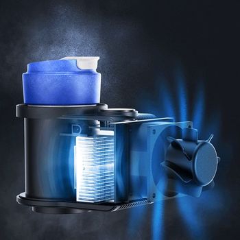 Vehicle-mounted hot and cold cup dual-purpose rapid cooling cup car iced rapid-cooling cup intelligent cooling truck small refrigerator