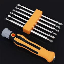 7-in-1 Screwdriver Set with Combination Bits, Precision Repair Tools for Home Use, Multi-Functional Screwdriver for Disassembly