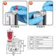 3D printer accessories TuoTZ Bamboo A1 mini Z-axis screw hand screw nut hand-crank lift coupling