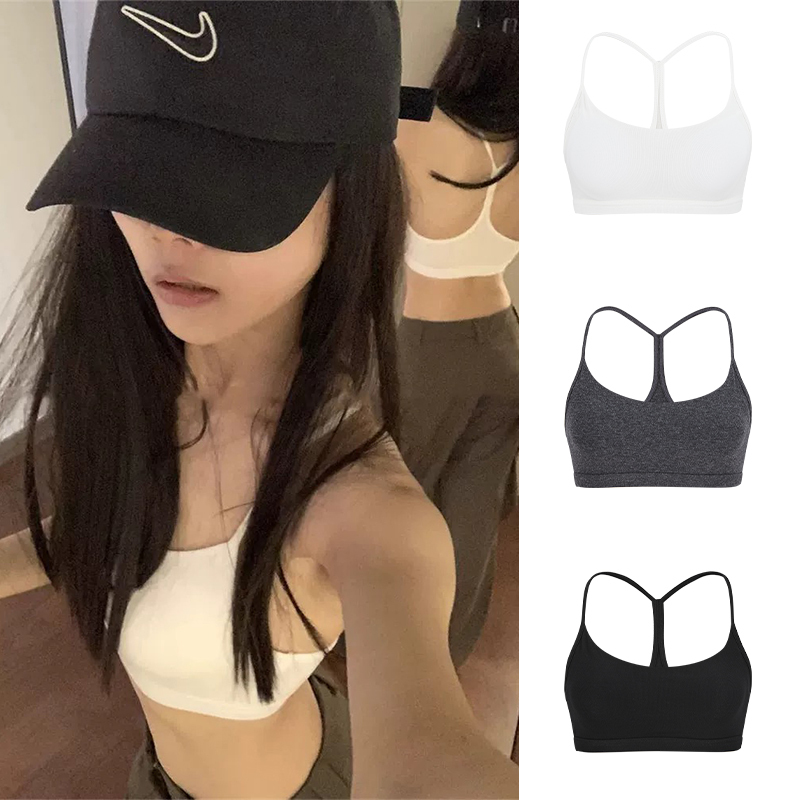 Mosesqueen Halter Neck Camisole with Built-In Bra Pads for Layering or Wearing Alone, Sporty and Stylish Back Top Mosesqueen Halter Neck Camisole with Built-In Bra Pads for Layering or Wearing Alone, Sporty and Stylish Back Top