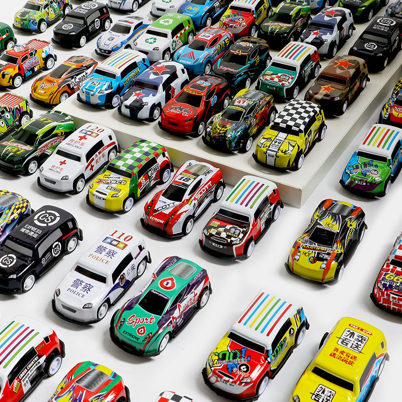 Simulation Toy Car Pull-Back Mini Racing Car Set Small Children's Toy Pull-Back Racing Car Sports Car Kindergarten Gift