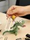 Beaver Project Same Style Quirky Little Lizard Plush Toy Beaver Doll Backpack Bag Pendant Car Decoration Mood Booster