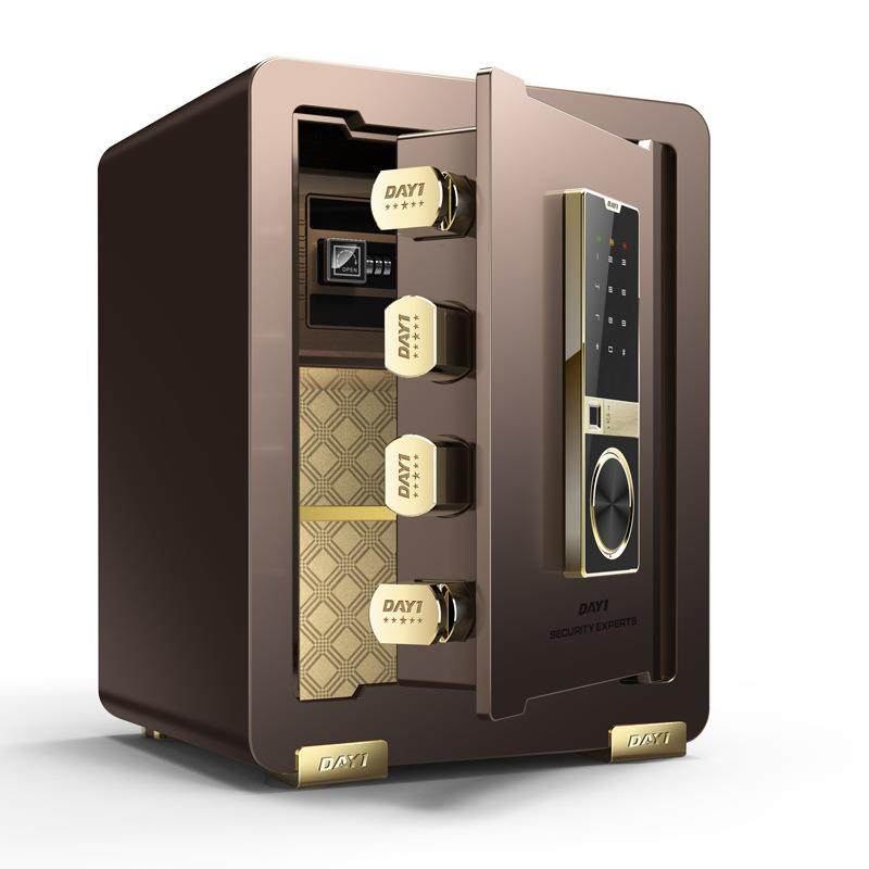 Safe Deposit Box Manufacturer Bedside Home Use 45Cm60Cm Fingerprint Password Safe Hotel Wifi Office Safe