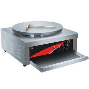 Jinshibangtou electric pancake stove, electric grill pancake pan, crepe pancake pan, thousand-layer hot pancake grain 65 single pancake fruit machine