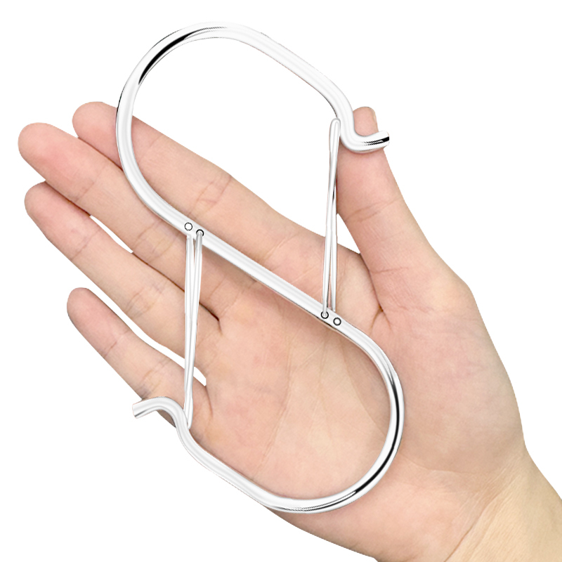 Upgraded Double Windproof Hook, Large Hook, Dual-Directional Clip, S-Shaped Hook, S Hook, Home and Outdoor Storage Tool